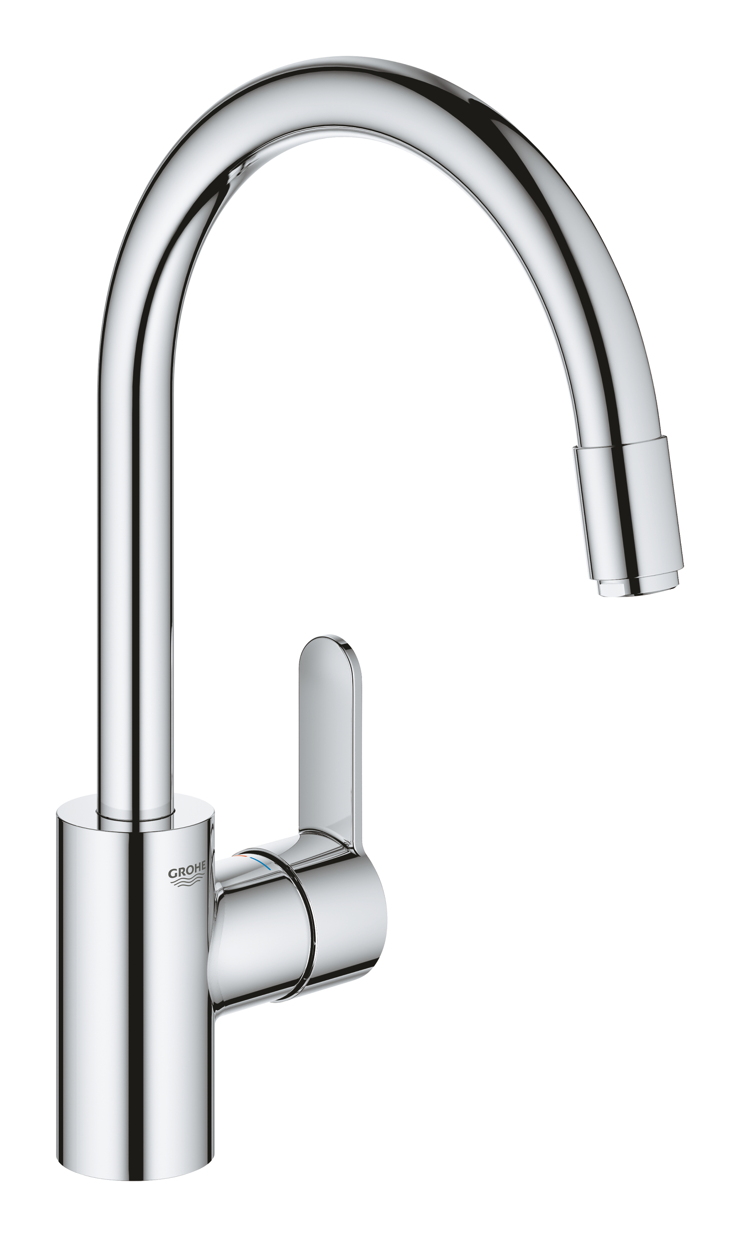 Змішувач для кухні Grohe Eurostyle Cosmopolitan з висувним виливом (31126004)