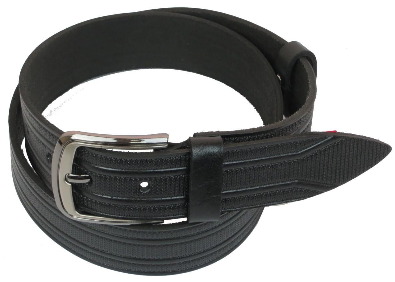 Ремень мужской Skipper 1063-40 под джинсы натуральная кожа 4 см Черный