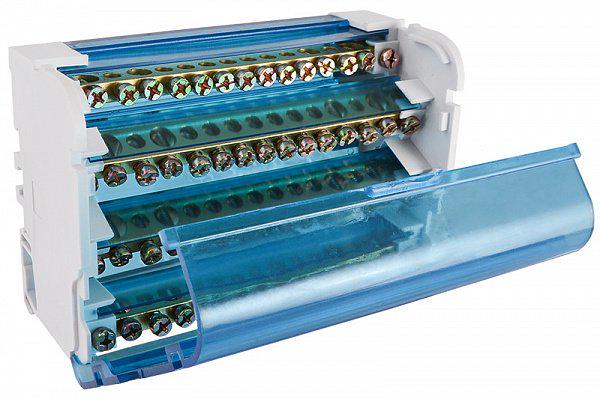 Шина нульова E.NEXT e.cbs.pro 4.15 з кріпленням на DIN-рейку (p0650006)