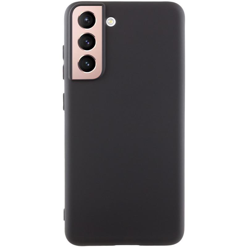 Противоударный чехол Silicone Cover Lakshmi Full Camera (AA) для Samsung Galaxy S21 Black