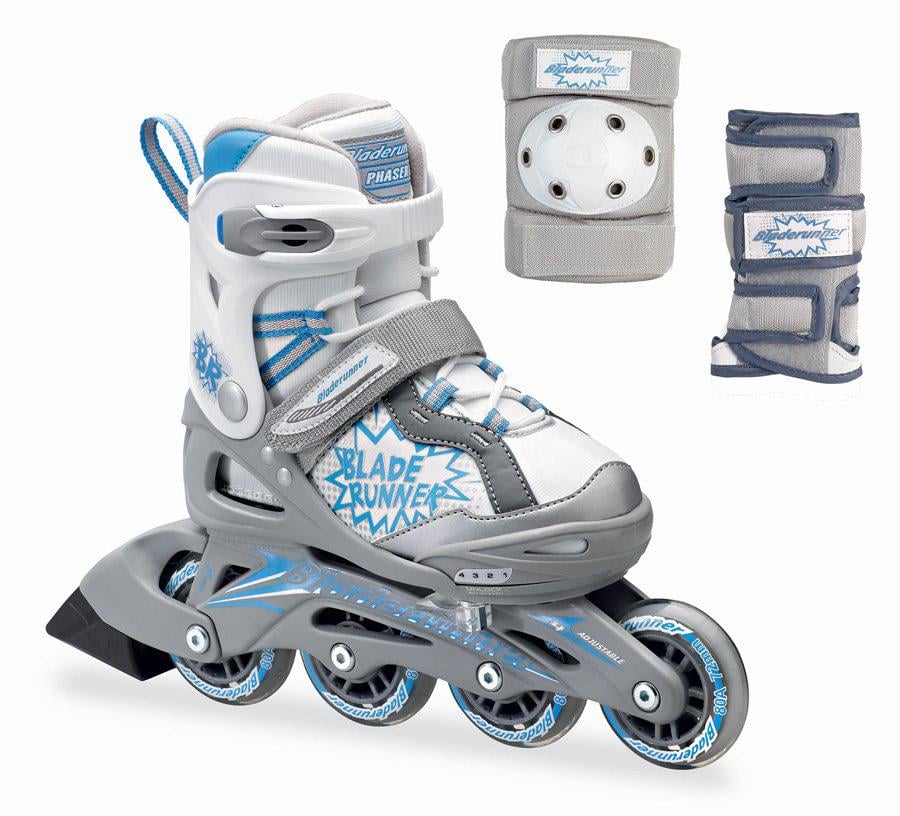 Роликові ковзани Bladerunner PHASER COMBO G Сріблястий/Блакитний (UHD81212516F46.78)