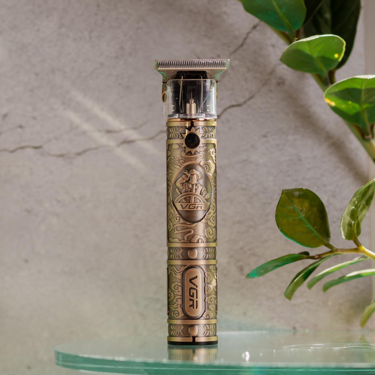 Тример для стрижки волосся та бороди VGR V-085 з насадками (7359) - фото 11 Тример для стрижки волосся та бороди VGR V-085 з насадками (7359) - фото 11