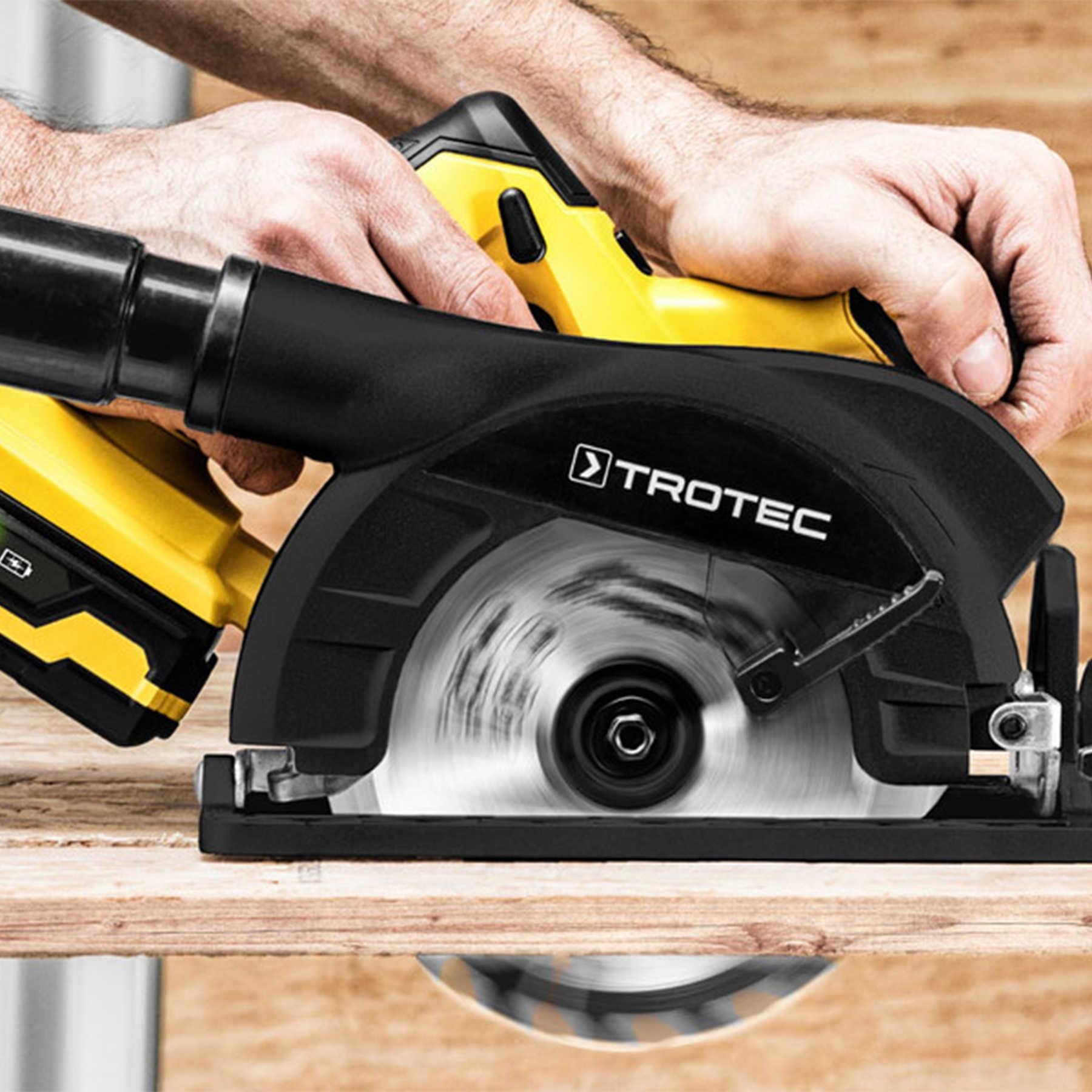 Пила циркулярна Trotec PCSS 10-20V акумуляторна з кейсом (4430000110) - фото 19 Пила циркулярна Trotec PCSS 10-20V акумуляторна з кейсом (4430000110) - фото 19