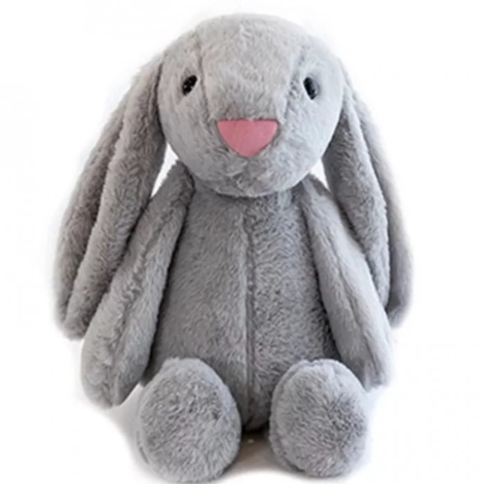 Мягкая игрушка Копиця Зайка Тими 35 см Серый