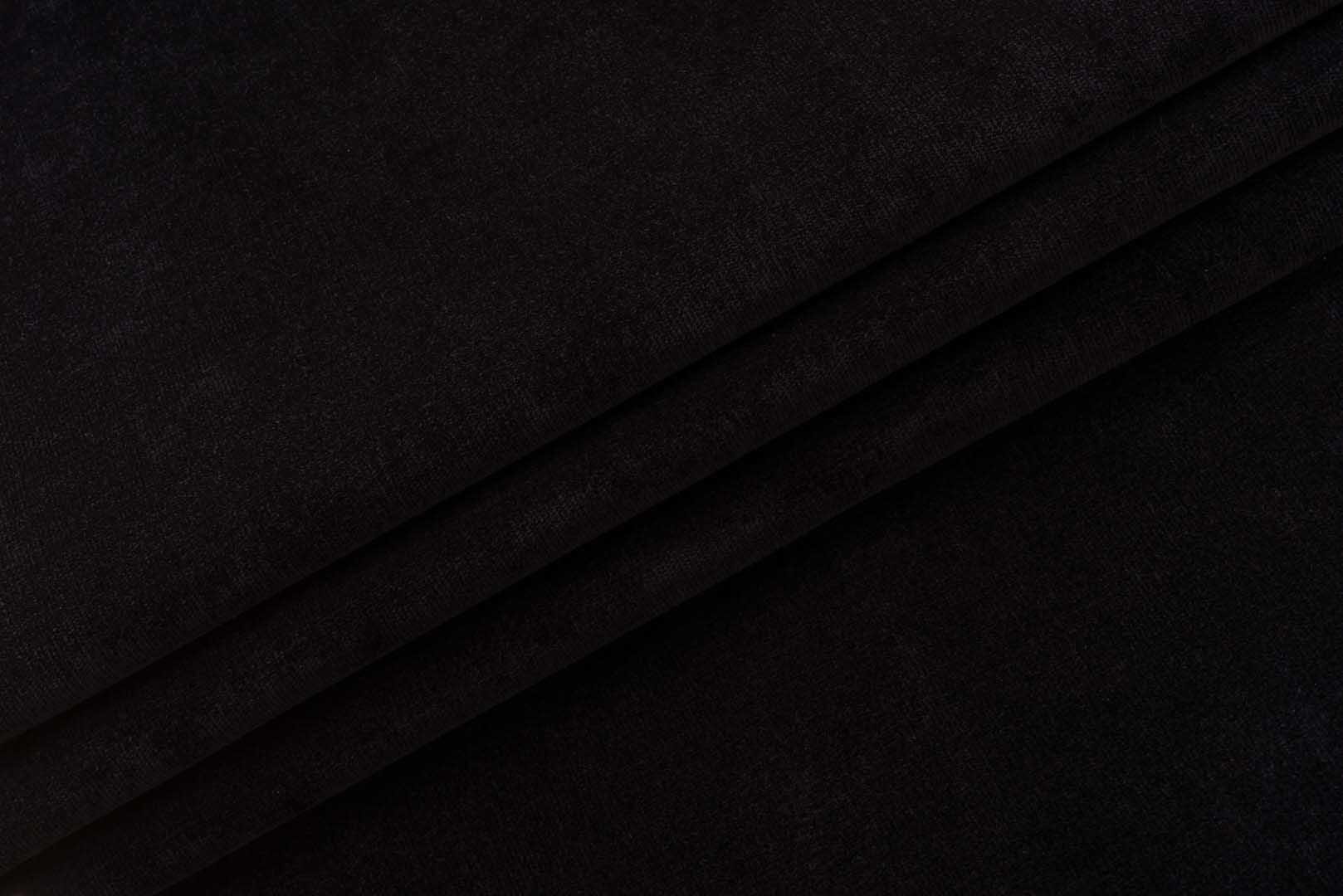 Мебельная ткань велюр Кордрой 336 Черный (2001)