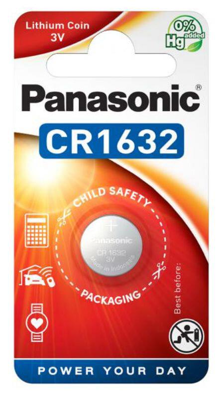Батарейка литиевая Panasonic Lithium Coin CR1632 3V (25993739)