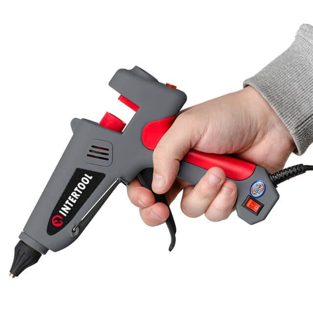 Пістолет клейовий Intertool RT-1106 100 Вт 230 В 215-230 °C під стрижні 10,8-11,5 мм 13-30 г/хв - фото 7