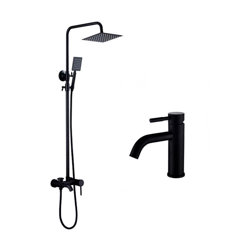 Набор смесителей Art design Черный (800400-1 + 3456)