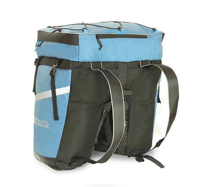 Велобаул TravelExtreme MONO 60 L Blue - фото 3