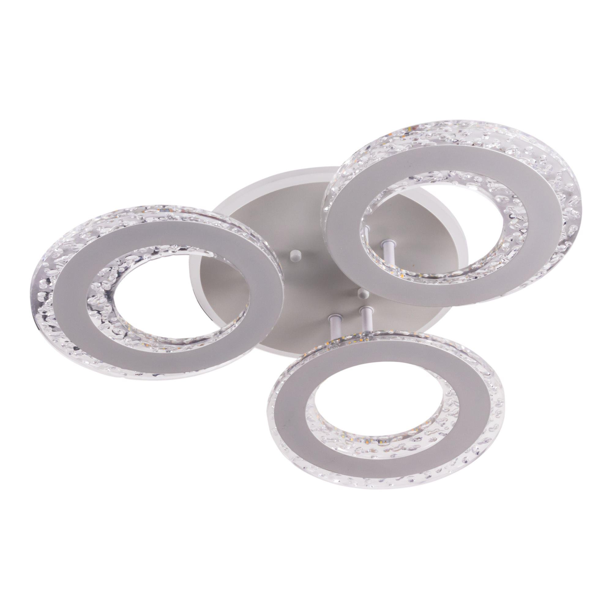 Люстра светодиодная акриловая Sirius LI8423/3 WH RGB 114W+7W