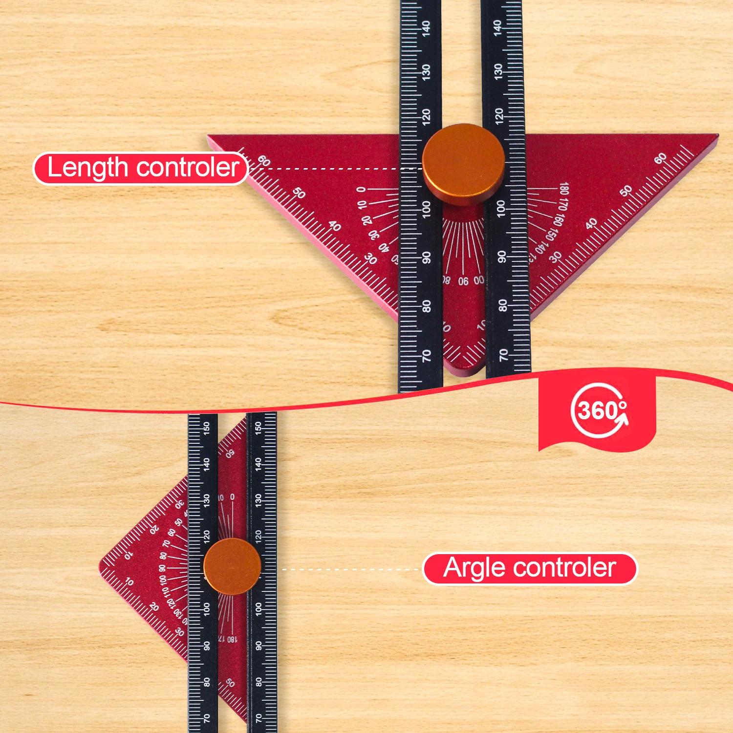 Линейка для кромок по дереву с регулируемым транспортиром 0-180° (168672) - фото 3 Линейка для кромок по дереву с регулируемым транспортиром 0-180° (168672) - фото 3