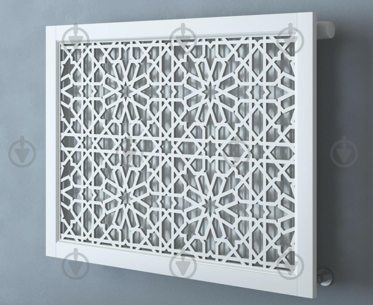 Экран-решетка декоративная на батарею отопления R25-F80 Белый (25086987)