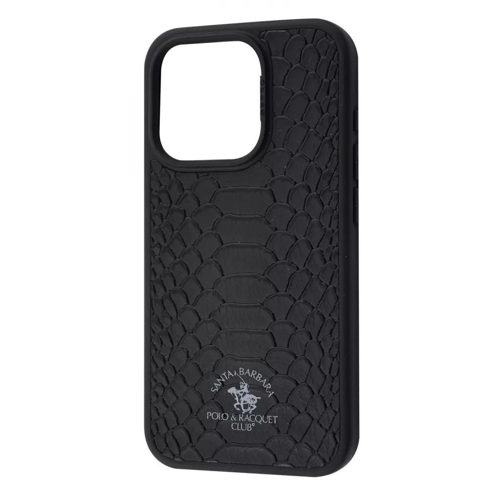 Чехол для телефона POLO Knight (Leather) iPhone 15 Pro натуральная кожа Black
