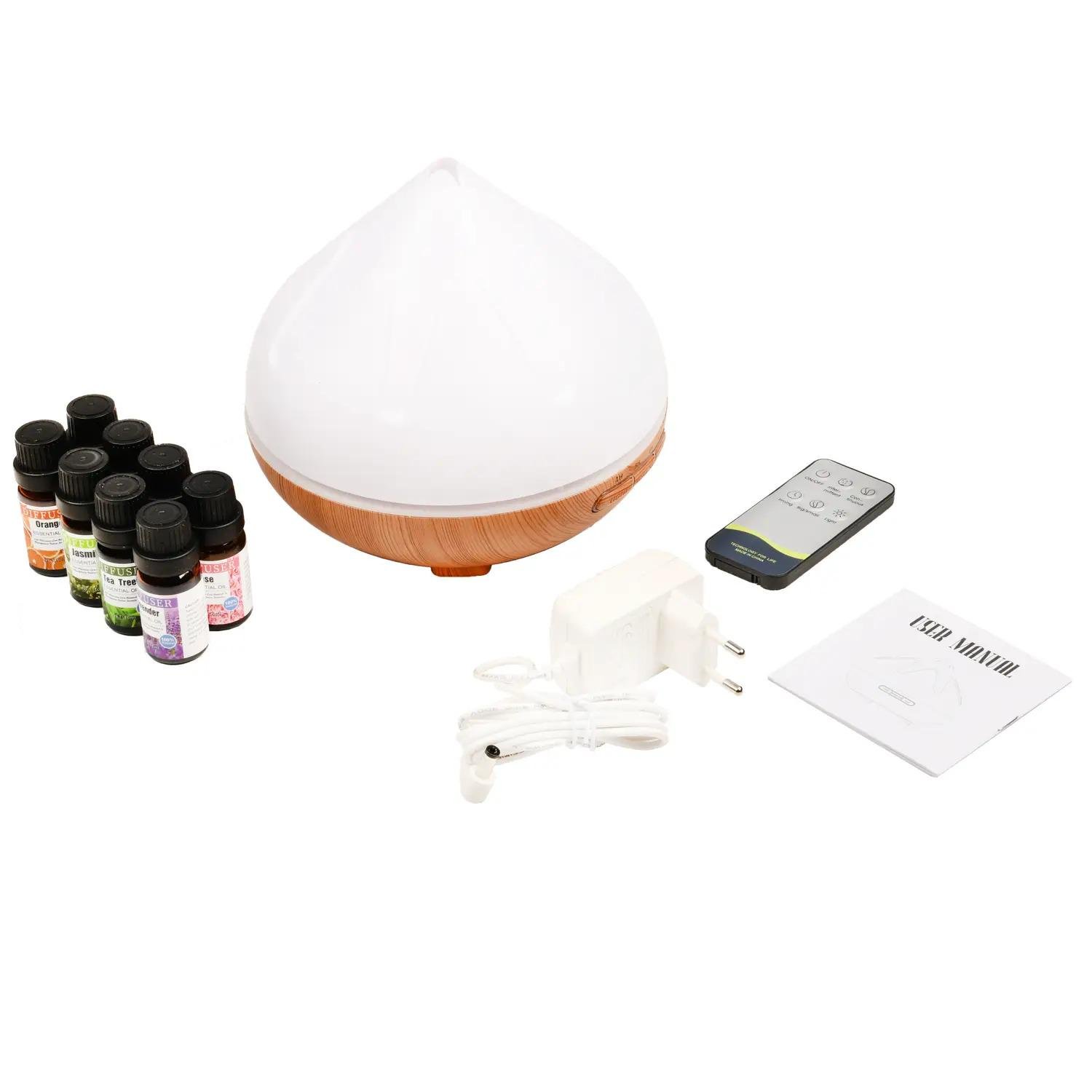 Аромадифузор-нічник Aroma Diffuser IN2-500D з набором ефірних олій (1010809-Other)