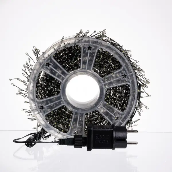 Гірлянда-нитка Роса Хвойна лапа 1500 LED 50 метрів Зелений/ Синій (D1500L50MGBL)