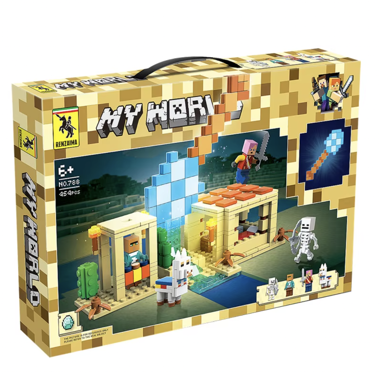 Конструктор Minecraft My World Алмазна Лопата 454 деталі (KO-13) Конструктор Minecraft My World Алмазна Лопата 454 деталі (KO-13)