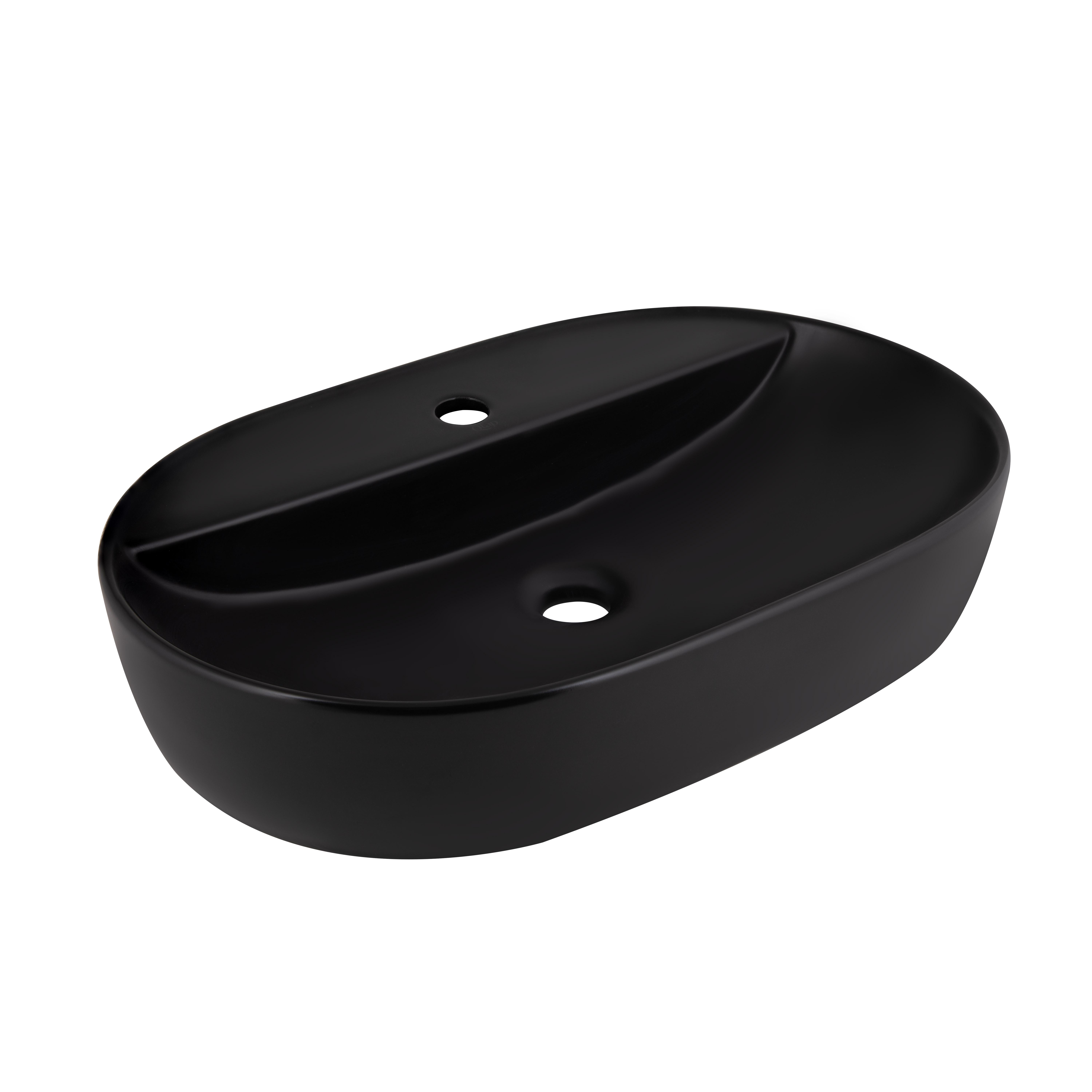Раковина-чаша Qtap Scorpio 600х400х120 мм Matt Black (QT142203MBMBN)