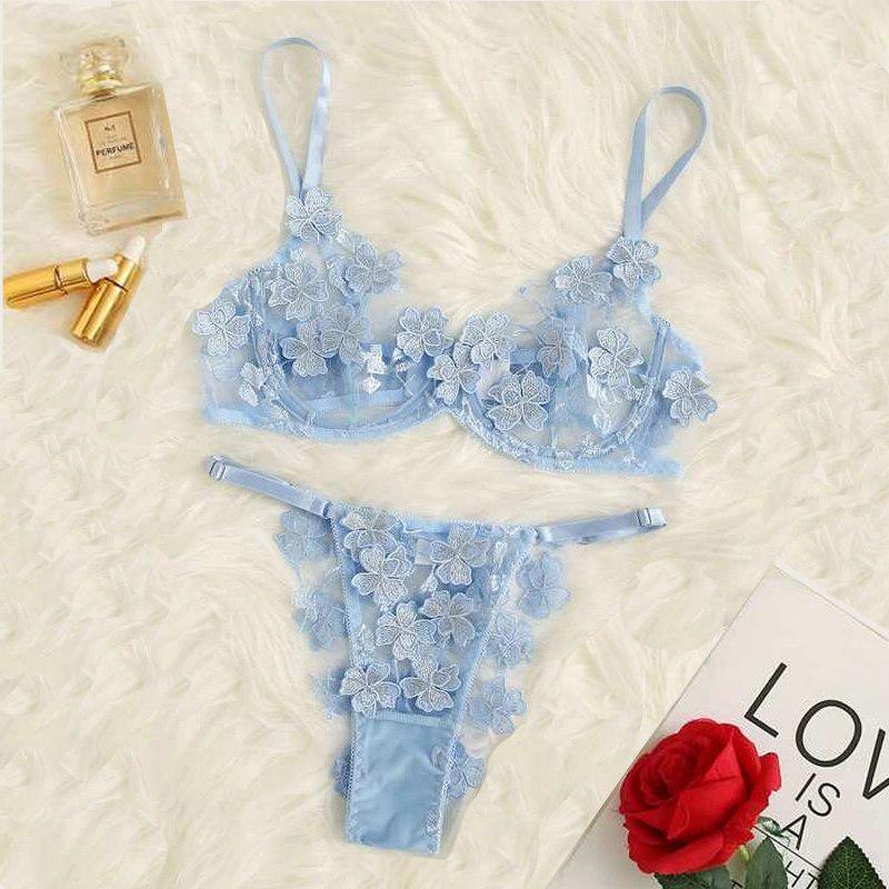 Комплект с цветами M Голубой (1005001864588480) - фото 7 Комплект с цветами M Голубой (1005001864588480) - фото 7