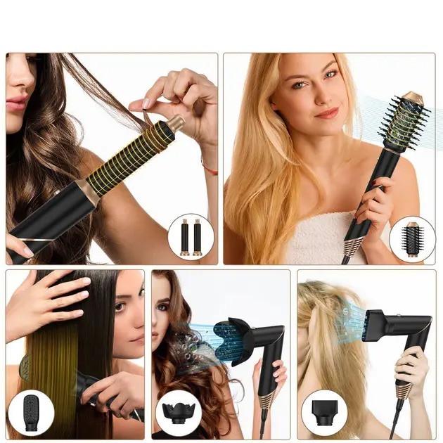 Стайлер для волосся Hot Air Styler 6в1 з насадками - фото 4 Стайлер для волосся Hot Air Styler 6в1 з насадками - фото 4