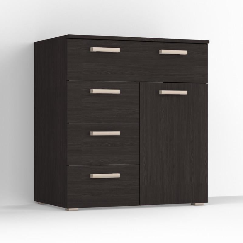 Комод Idea ТКБ-367.2 на 4 шухляди з дверима Венге темний (26718330) - фото 2