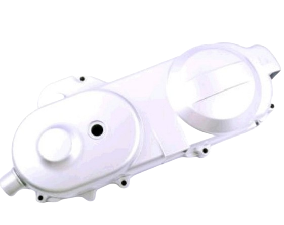Крышка вариатора 4T GY6 50 10 колесо/139QMB/серебристая JING (N-278559)