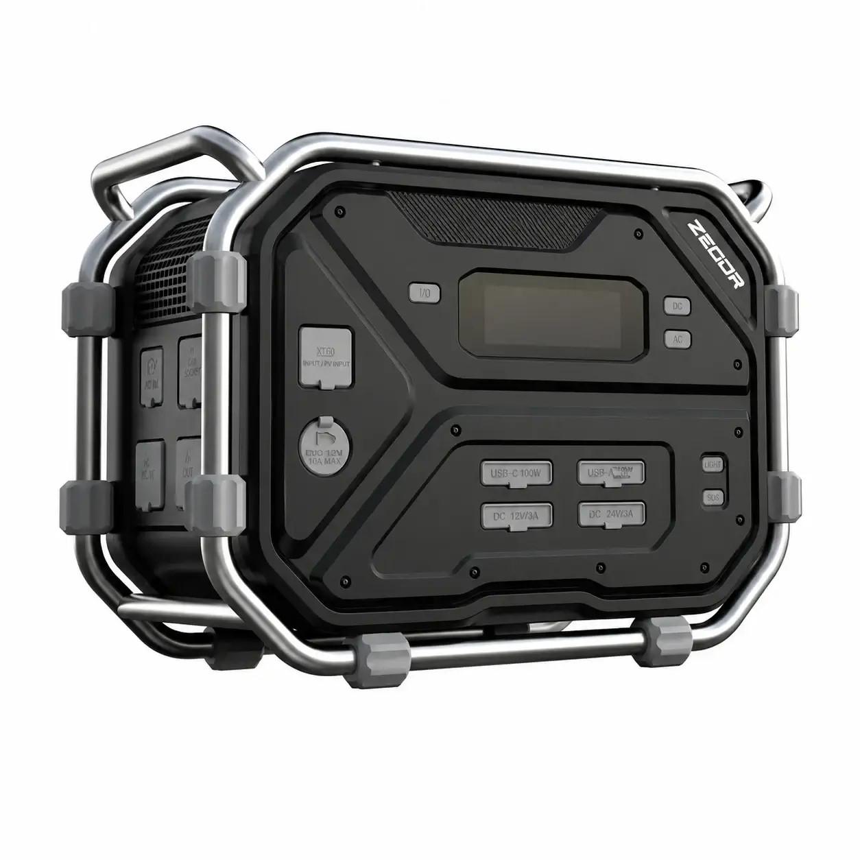 Зарядная станция Zegor YC2400 2400Вт 2621 Вт/ч LiFePO4 MPPT UPS
