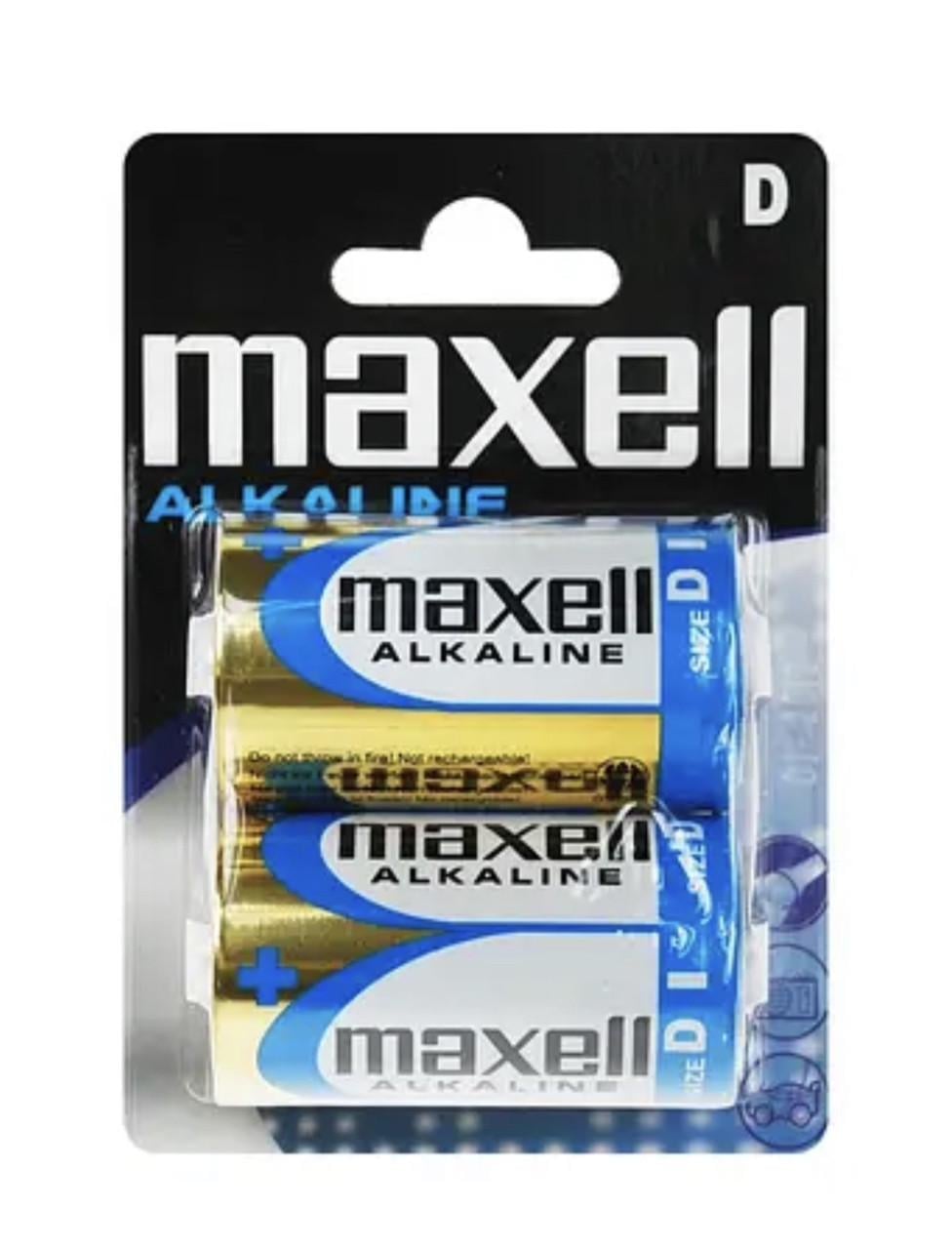 Батарейка MAXELL Alkaline LR20 на блістері 2 шт. (3112683203)