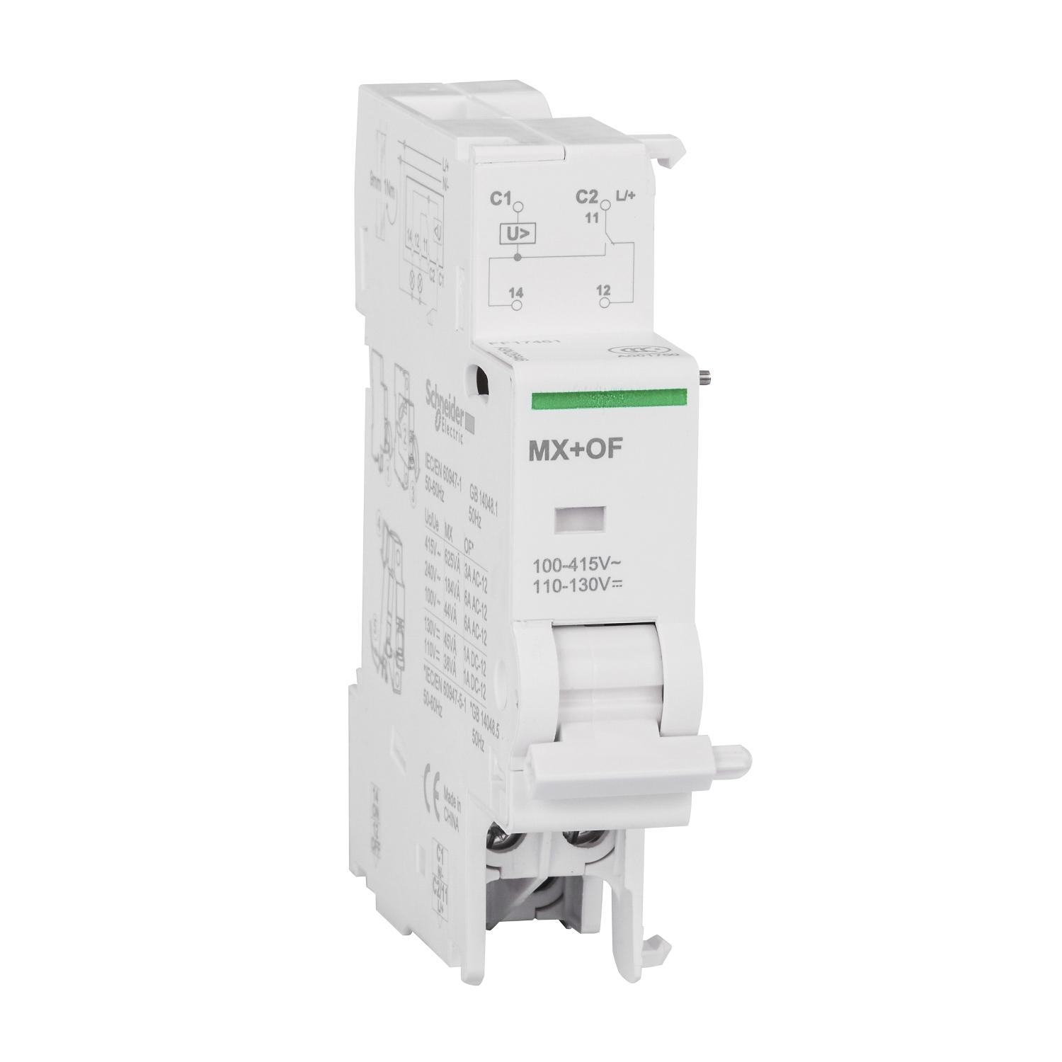 Расцепитель независимый Schneider Electric Acti9 MX+OF 100/415В AC/DC для C60/C120/DPN (A9N26946) Расцепитель независимый Schneider Electric Acti9 MX+OF 100/415В AC/DC для C60/C120/DPN (A9N26946)