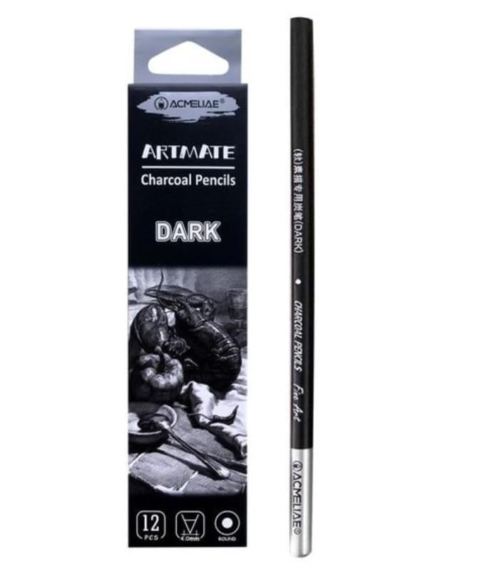 Карандаши угольные Acmeliae Dark Artmate 12 шт. Карандаши угольные Acmeliae Dark Artmate 12 шт.