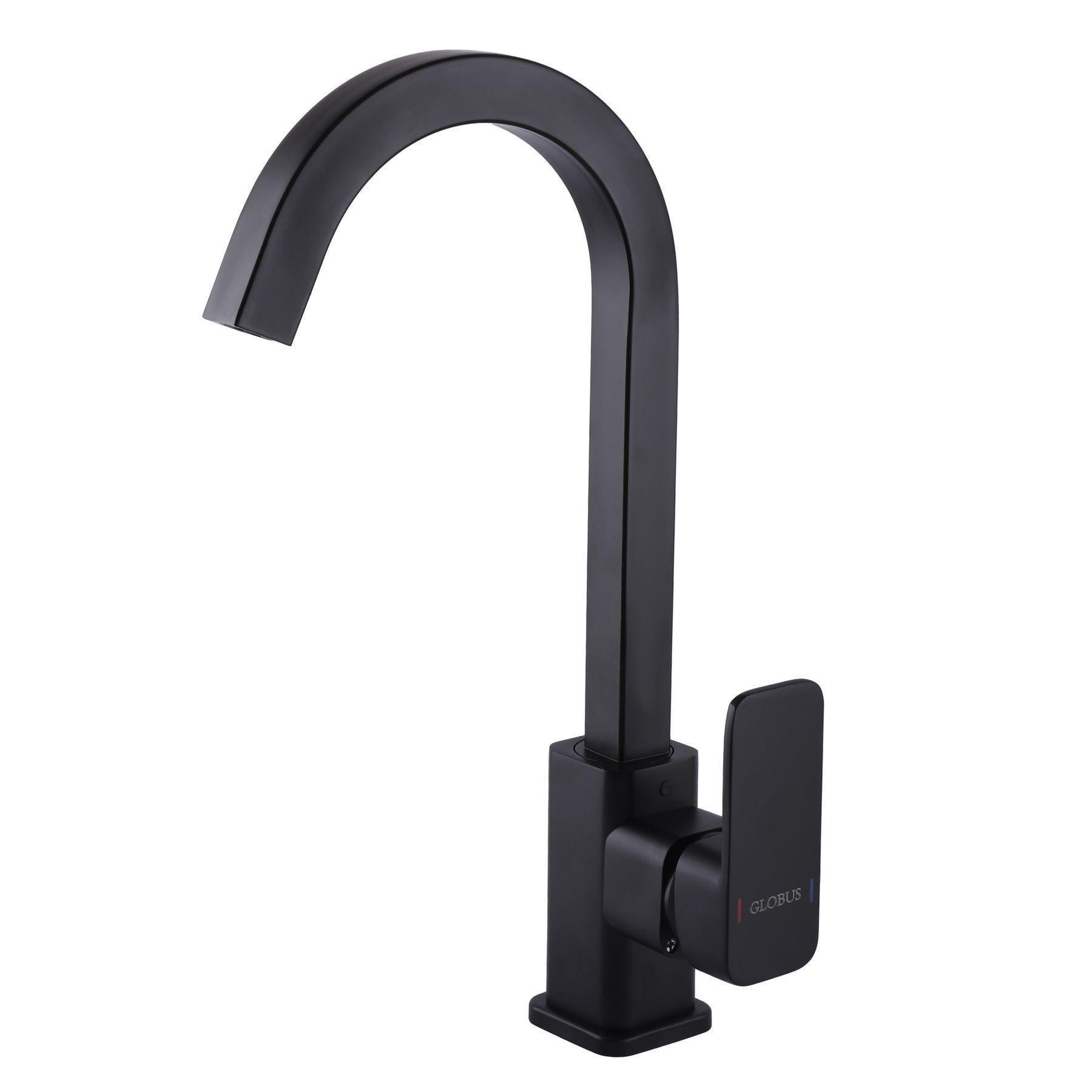 Кран на кухню Globus Lux Черный матовый (21214)
