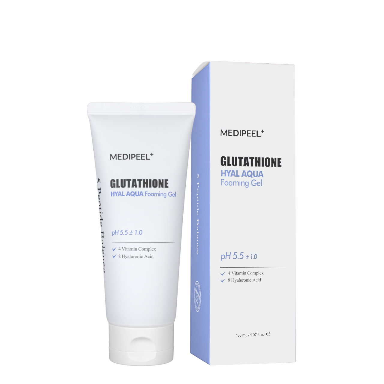 Гель-пінка для вмивання Medi-Peel Glutathione Hyal Aqua Foaming Gel 150 мл