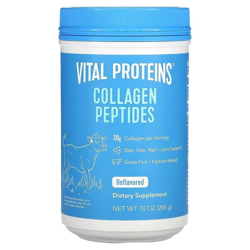 Пептиды коллагена Vital Proteins Collagen Peptides для кожи волос ногтей суставов без вкусовых добавок 284 г - фото 1 Пептиды коллагена Vital Proteins Collagen Peptides для кожи волос ногтей суставов без вкусовых добавок 284 г - фото 1