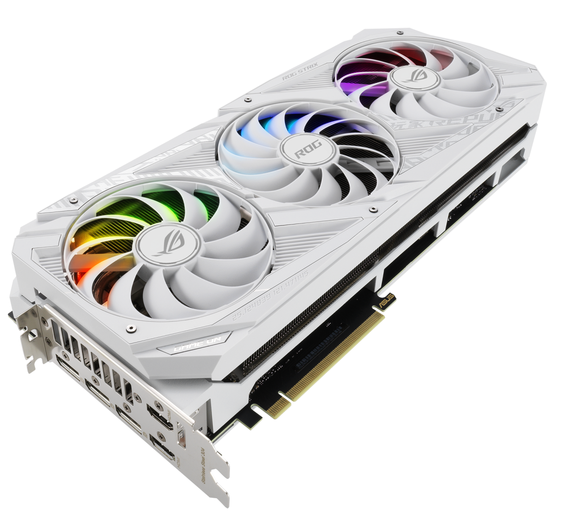 Видеокарта Asus ROG-STRIX-RTX3090-O24G White (23067767) - фото 3 Видеокарта Asus ROG-STRIX-RTX3090-O24G White (23067767) - фото 3