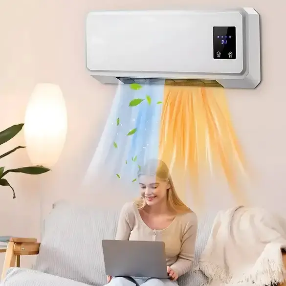 Тепловентилятор настінний Domotec MS-5962 з пультом 2000W (21182125) - фото 8