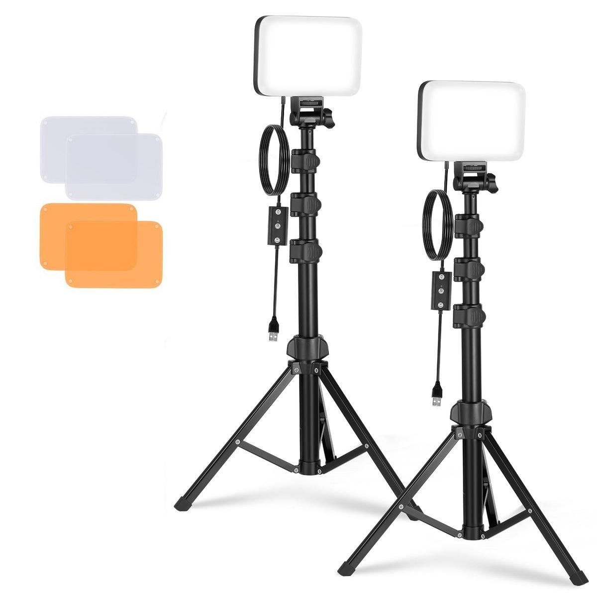 Набір студійного освітлення Neewer Basics BP66 2 LED панелі 3200-5600K USB 10 Вт (29835274)