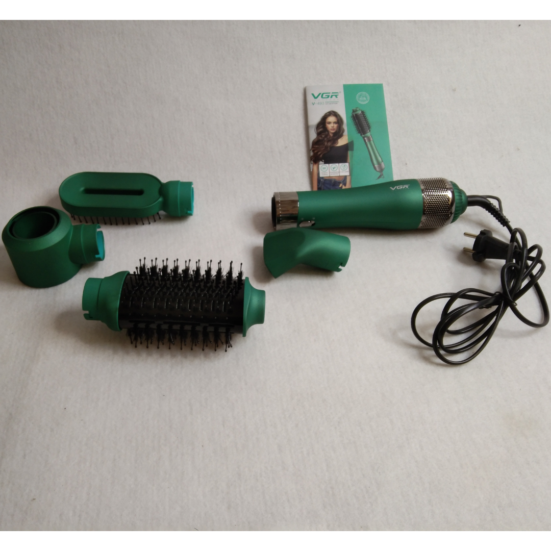 Стайлер для укладки волос Vgr V-493 4в1 Зеленый - фото 6 Стайлер для укладки волос Vgr V-493 4в1 Зеленый - фото 6