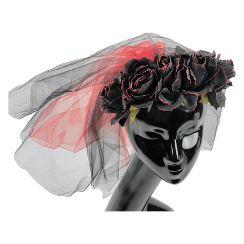 Обруч Black Roses Pintada Seta Decor 20-853BLK-RD