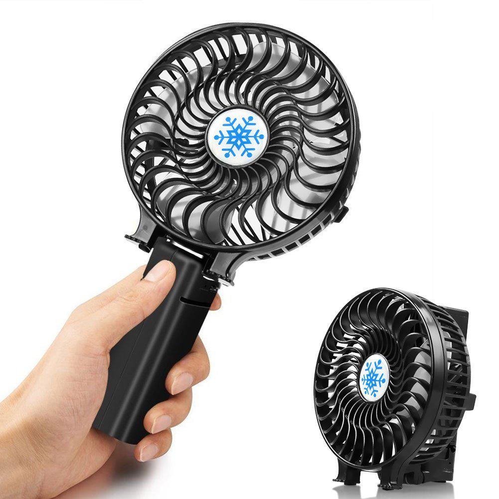Вентилятор портативний Handy Mini Fan 18650 Чорний (200711) - фото 2