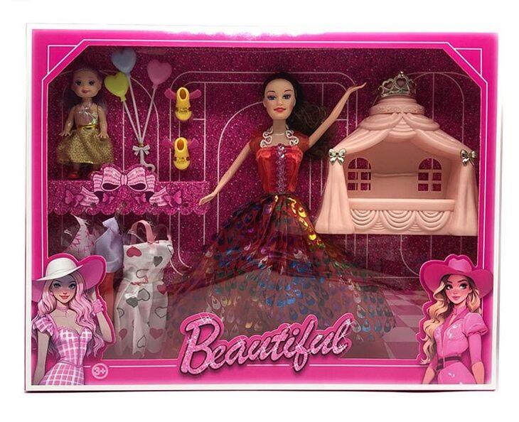 Набор кукол 8022 D/36/2 с аксессуарами 2 шт. 27 см (25587843)