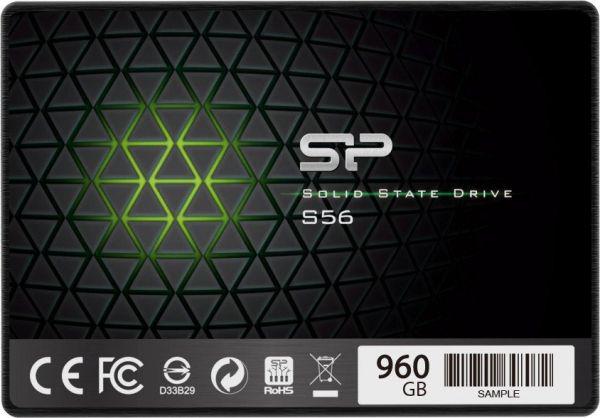 SSD-накопитель Silicon Power Slim S56 960Gb SATA3 2,5" 3D TLC (SP960GBSS3S56A25)