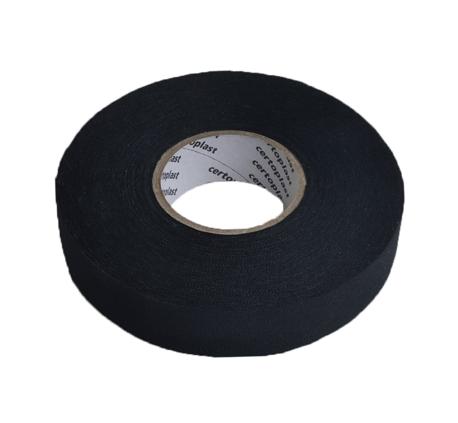 Изоляционная лента тканевая Coroplast 19 мм х 25 м Черный (3630)