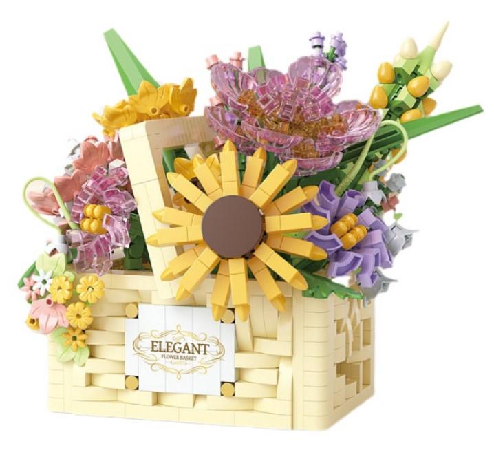 Конструктор Box of Light серия Provence Цветочная корзина с подсветкой 1263 детали (2104619316) Конструктор Box of Light серия Provence Цветочная корзина с подсветкой 1263 детали (2104619316)