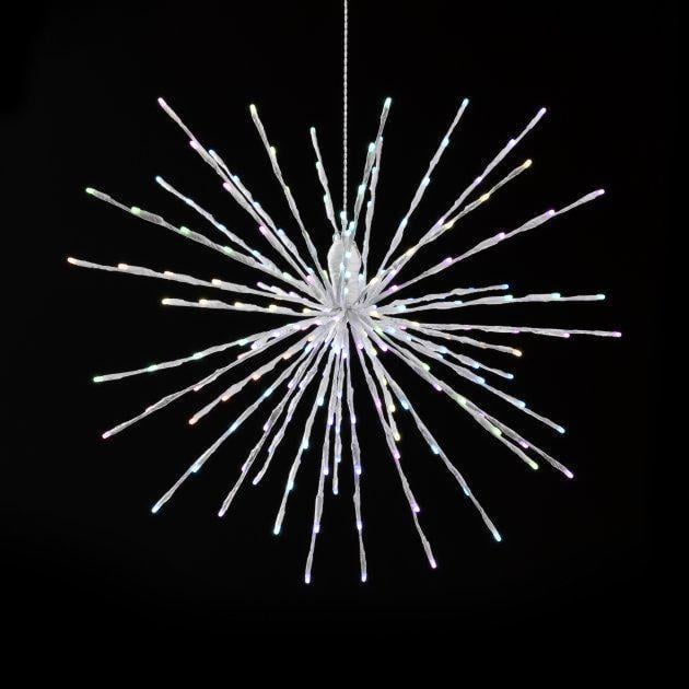 Гирлянда новогодняя UKC RD-268 120 LED фейерверк 35 см Белый (3-5-15217) Гирлянда новогодняя UKC RD-268 120 LED фейерверк 35 см Белый (3-5-15217)