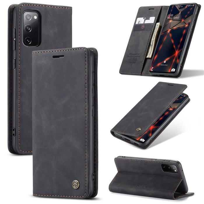 Чохол книжка з магнітом Samsung Galaxy S20 FE CaseMe Black (30855-2B)