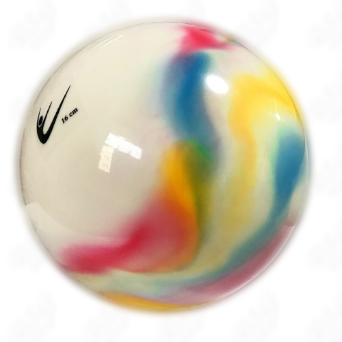 Мяч Tuloni 16 см Белый/Розовый/Голубой (T0094)