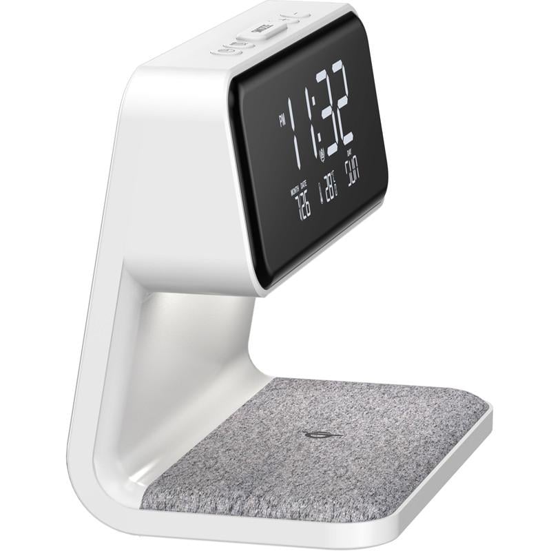 Годинник розумний Gelius Pro Smart Bedside Clock/Wireless Charging GP-SBC-022 - фото 4