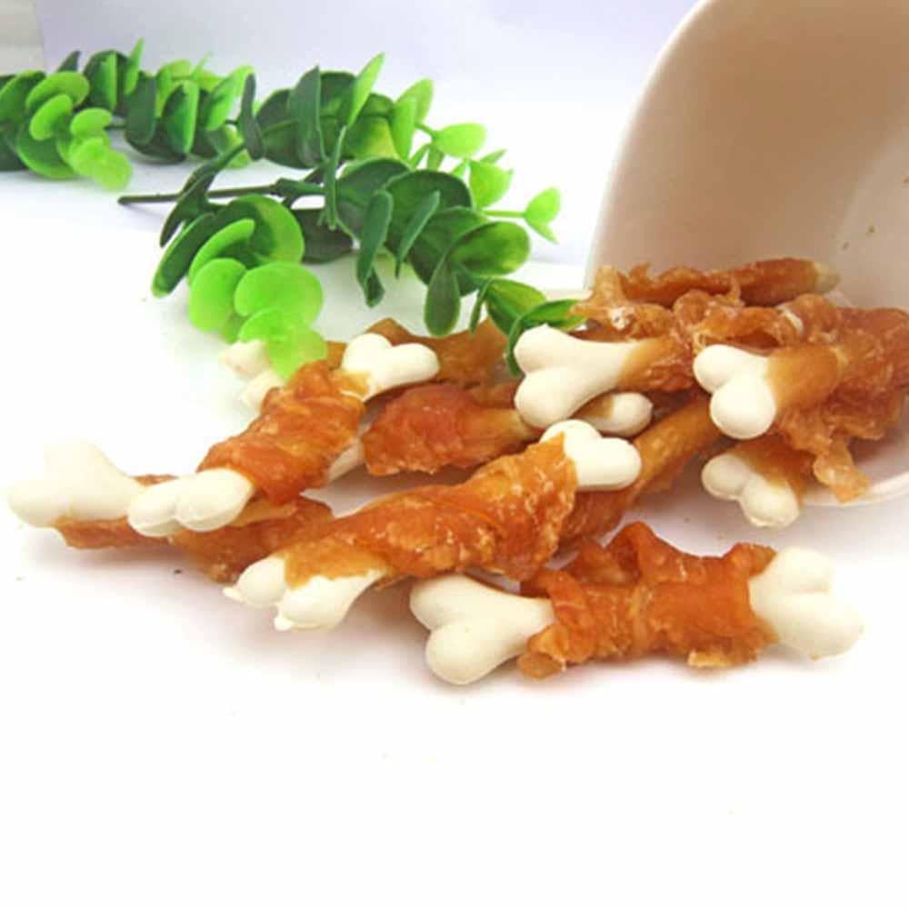 Лакомство для собак Селянські Смаколики Кальциевые косточки с куриным мясом 500 г