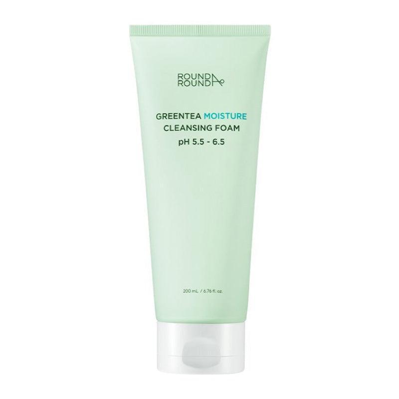 Пінка для вмивання Round Around Green Tea Moisture Cleansing Foam 200 мл (1898316950)