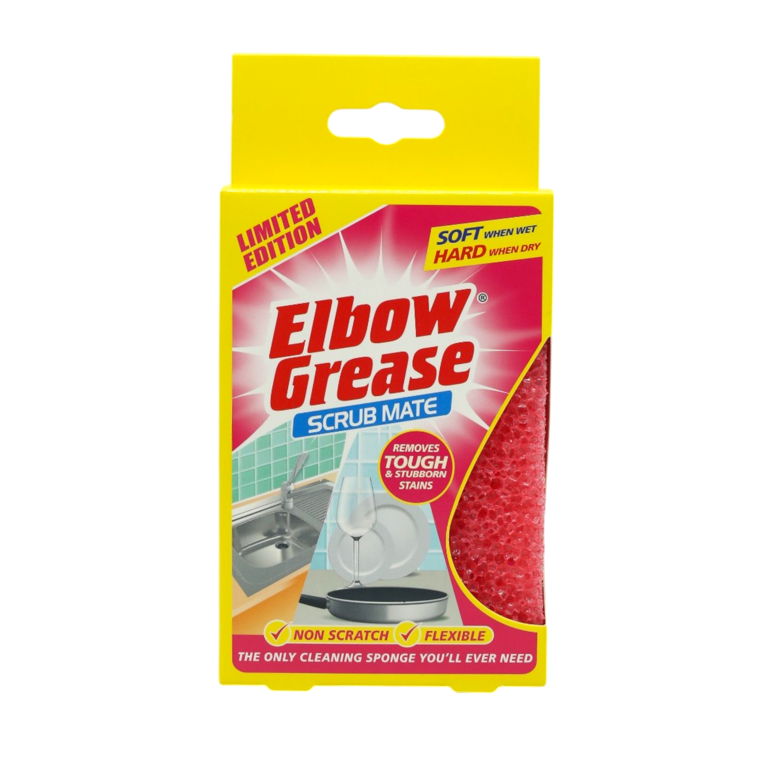 Губка-скраббер универсальная Elbow Grease Pink (НФ-00008933)