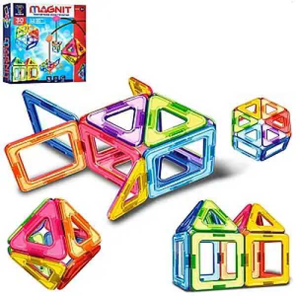 Конструктор магнитный Play Smart BT008 30 деталей (BT008/126) - фото 3 Конструктор магнитный Play Smart BT008 30 деталей (BT008/126) - фото 3